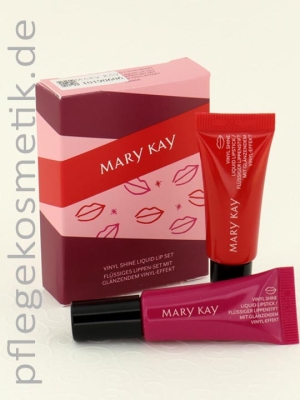 Mary Kay Vinyl Shine Liquid Lip Set Luminous Red + Vivid Berry